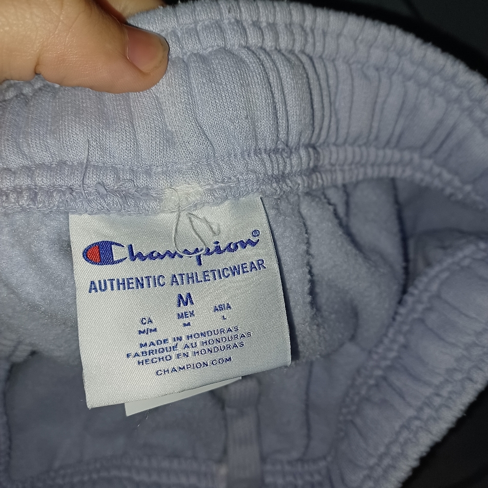 Champion Blue to purple faded shorts